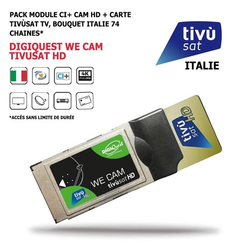 Pack module cam tivusat - ci+, we