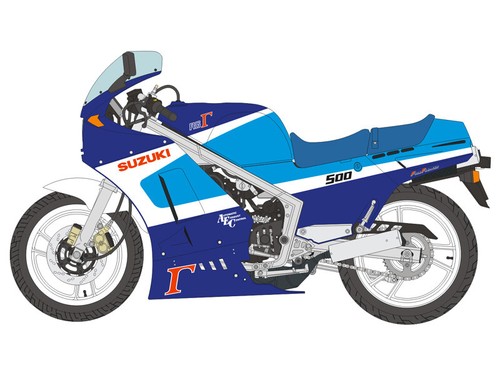 Decals suzuki rg500 1989 - suzuki,