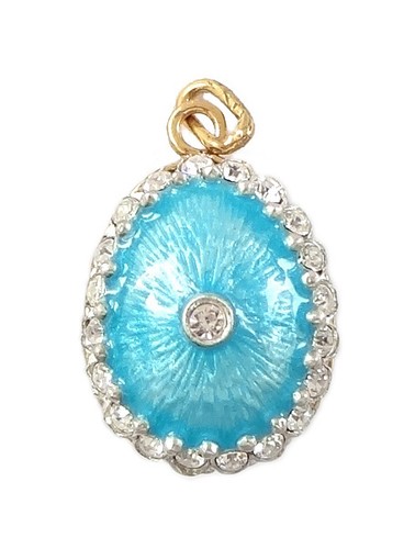 Pendentif oeuf style fabergé - pendentif,