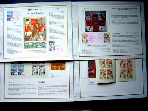 Croix rouge 1974 1975 - rouge,
