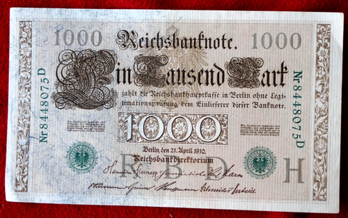billets allemands