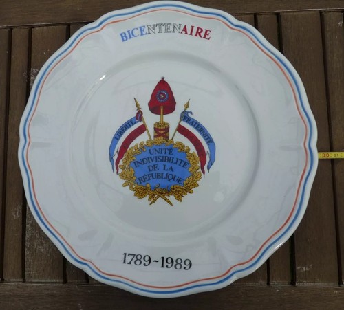 Assiette bicentenaire - assiette,