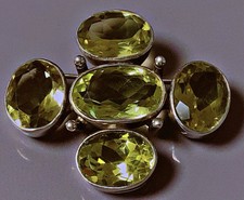 Superbe ancienne broche argent