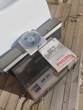 Magnétophone à bande Philips 4408 Avec Son Capot+ Notices Et Bobines