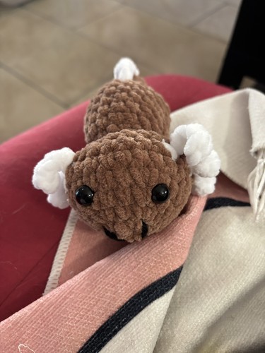Peluche axolotl marron - axolotl,