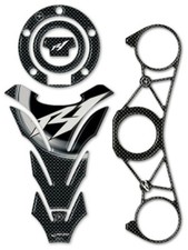 Kit Autocollant Résine Gel 3D pour Moto Compatible Yamaha R1 à Partir De 2009 Au