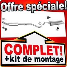 Ligne pot d'échappement pour