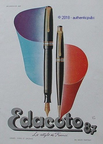 Publicite edacoto stylo - publicite, 87