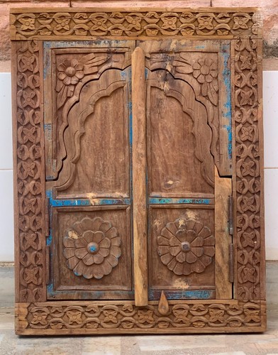 Antique bois fenêtre - en,