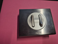 Legrand 69101 - Double Interrupteur TITANE avec plaque INOX Brossé (OCCASION)