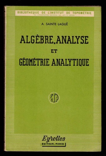 algebre geometrie