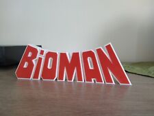 logo bioman à exposer collection sentai display sign