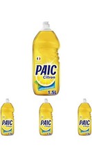 Liquide Vaisselle Fraîcheur Citron  Lot De 4 Bidons 1L 5 (6 Litres En Tous)
