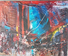 CHRISTOPHE CASSEL COTE ARTPRICE- AKOUN ORIGINAL HUILE TOILE Abysses FRACTURE