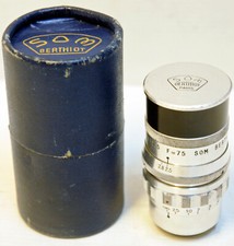 OBJECTIF  SOM BERTHIOT -  CINOR  F 75 m/m. - MOUNT "C" - 16 et 9,5 mm -N°1033685