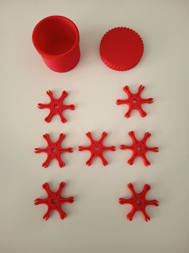 Boite porte amorce étoile - boite, +7