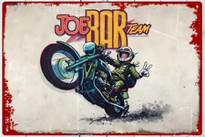 Plaque Murale Métal "JOE BAR