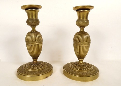 Paire petits bougeoirs - , ragots