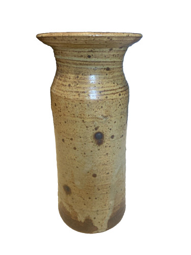 Vase grès pyrité à - grès,