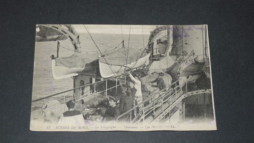 Cpa carte postale 1919 - carte, marine