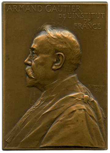 Medaille bronze armand gautier - bronze,