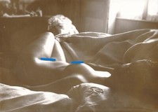 Étude de nu vers 1910 tirage papier citrate femme photo photographie