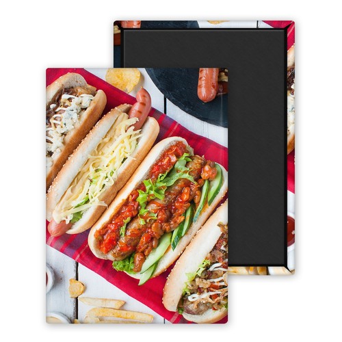 Petit hot dog - un, dog-magnet