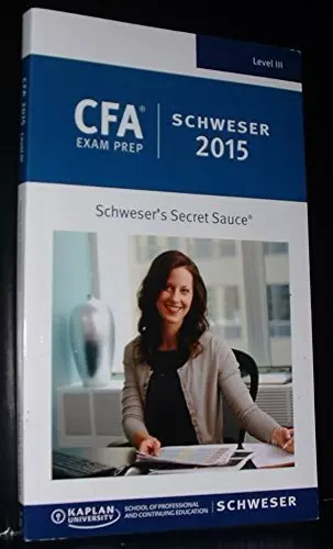 Cfa exam prep schweser 2015 - cfa,