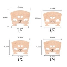 Pont violon 1/10 1/16 1/2 1/4