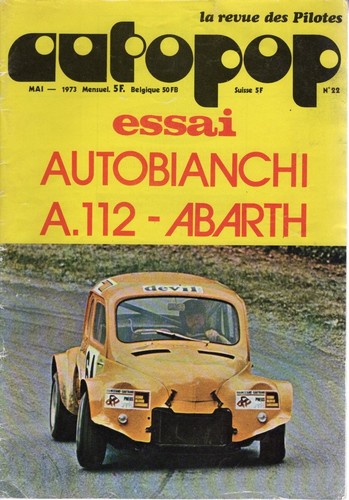 Autopop 1973 essai - autopop, 22