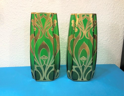 Paire vase émaillé - paire,