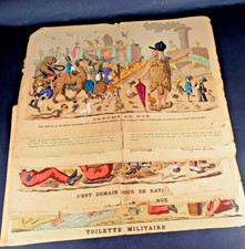 LOT 11 GRAVURES CARICATURES