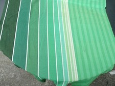 TISSU ancien  vintage à décors de rayures voilage