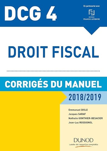 Droit fiscal dcg corrigés - 4:,