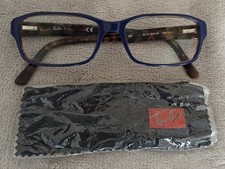 Paire de Lunettes de vue, monture Ray-Ban Vista. 5219 top blue on havana 54/16