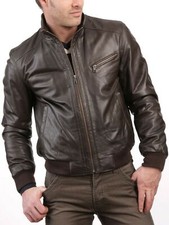 Blouson en cuir pour homme