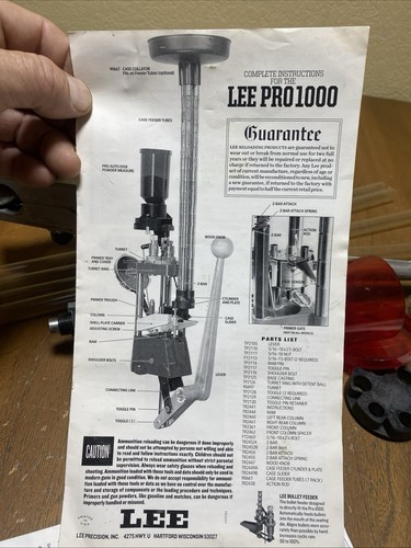 Lee precision pro - pro, 1000