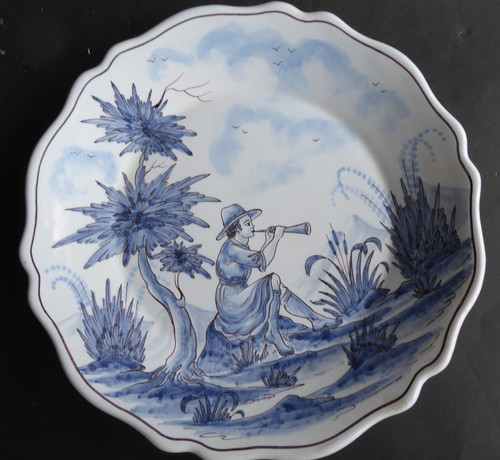 Belle assiette faience - belle, en