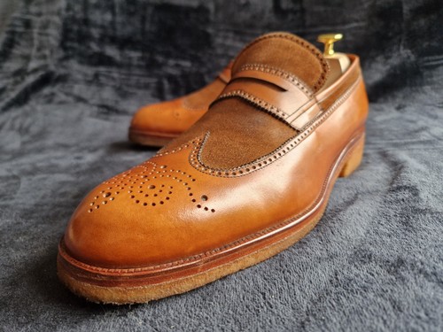 Mocassin yanko cognac daim - cognac,