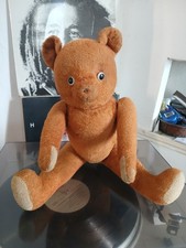 ours ancien Ocre peluche vintage old antique jointed teddy bear teddy bär 42 cm
