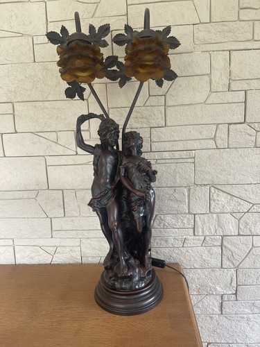 Lampe art déco - déco, angelots