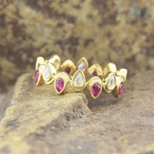 Bague Eternité En Or Jaune