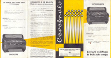 VILLEURBANNE / PARIS (69 / X°) INSTRUMENTS ACCORDEONS "CAVAGNOLO" Tract en 1963