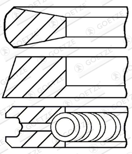 Segments piston peugeot - segments,