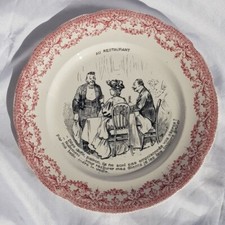 Ancienne assiette parlante "Au