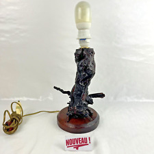 ➜PIED DE LAMPE DE TABLE/À POSER/BUREAU artisanal en bois cep de vigne design