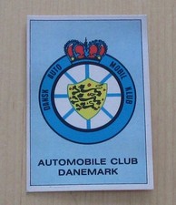 1973  DANEMARK  DANSK AUTO MOBIL KLUB AUTOMOBILE AMERICAN MUNICH VIGNETTE  NEUVE
