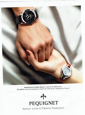 Publicité Advertising 108  2015   montres  Calibre royal tracadero par Pequignet