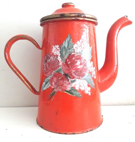 Cafetiere ancienne tole - cafetiere, en