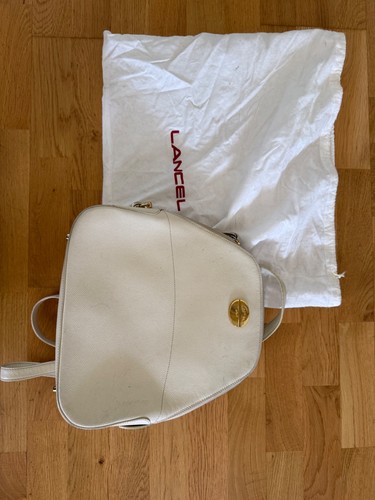 Sac dos lancel cuir beige - sac,